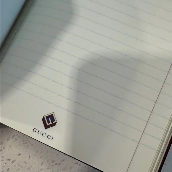 Gucci Red and Blue Graphic lifestyle Notebook authentic Gift Set - Picture 4 of 10